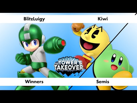 Winners Semis: BlitzLuigy (Mega Man) vs Kiwi (Pac-Man/Kirby) The Tower's Takeover #10