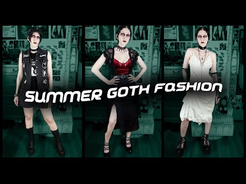 Summer Goth Outfits | Alternative Thrifting Ideas To Stay Cool