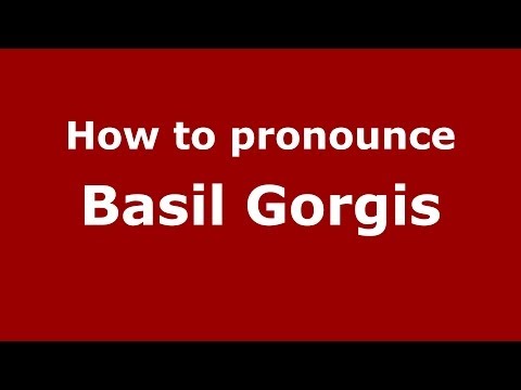 How to pronounce Basil Gorgis (Arabic/Iraq) - PronounceNames.com