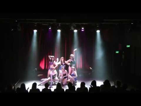 Robo Go-Go students perform I Want It All - The Bombshell Burlesque Academy