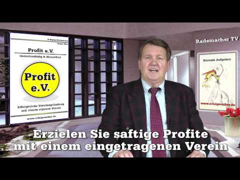 Verein gründen, Vermögen sichern, Profit machen, gemeinnützig