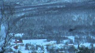 preview picture of video '[Real] Norwegian Air-force Helicopters Landing 200 meters from my house!!'