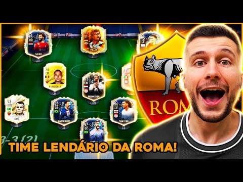 MONTEI O LENDÁRIO TIME DA ROMA, E MITEI DEMAIS NA WL!!! PEGAMOS UM RANK MUITO ALTO! FIFA 23 - UT