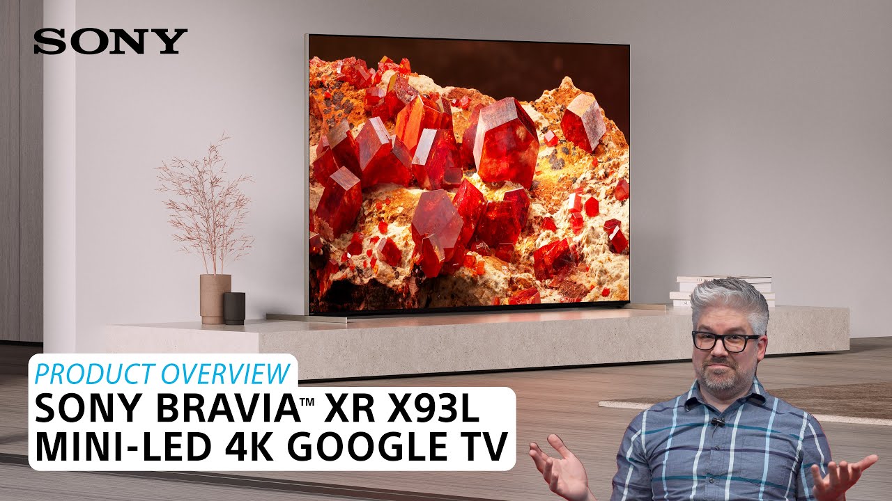 Sony BRAVIA XR 75” Class X93L Mini LED 4K HDR Google TV (2023) | XR-75X93L