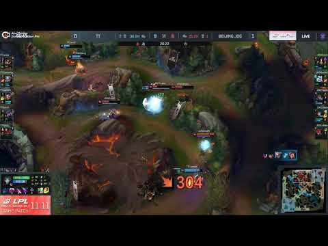 JDG Kanavi on VIego cleans TT in a messy fight - LPL Week 1 Day 4
