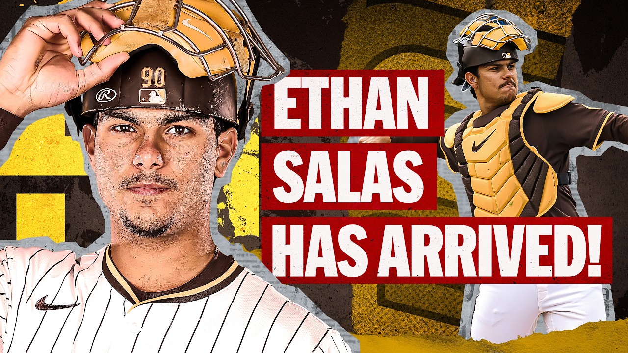 20-year-old Padres TOP PROSPECT Ethan Salas is making his MLB debut! 💥 | MiLB Highlights