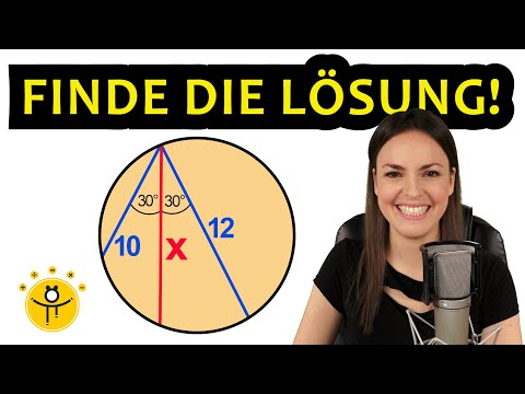 Schwieriges Mathe RÄTSEL – Wie lang ist die Sehne im Kreis?