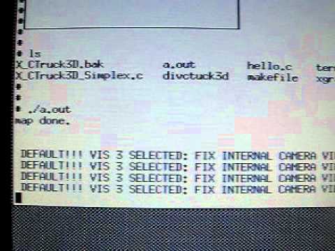 MINIX 3 usage showed by Simon Hasur, terminal and graphical interface, program compilation n run