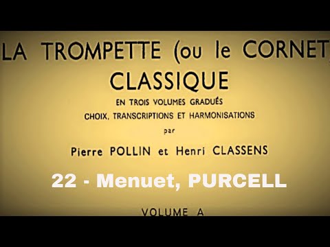 La Trompette Classique Volume A - 22 MENUET Henry PURCELL