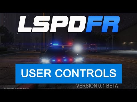 GTA 5 PC LSPDFR Mod Install In Game Controls