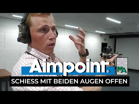 Aimpoint & Manfred Alberts zeigen:  Mit Rotpunkt & Kurzwaffe und verdeckten Visier trotzdem treffen
