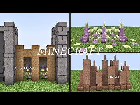 3 Epic Minecraft Wall Designs to Level up Your Builds
