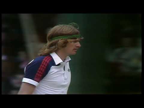 McEnroe-Curren, '80 Wimbledon 4th round, Extended highlights