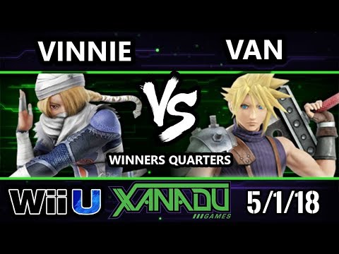 S@X 248 Smash 4 - Vinnie (Sheik) Vs. Van (Cloud) - Wii U Singles Winners Quarters