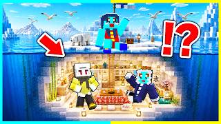 -100℃の北極サバイバルで1人だけ雑魚すぎドッキリwww【まいくら / マインクラフト】