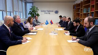 The meeting of the Foreign Minister of Armenia with the Executive Director of the United Nations Office on Drugs and Crime
