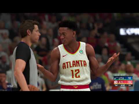 NBA 2K20 Season mode: Utah Jazz vs Atlanta Hawks - (Xbox One HD) [1080p60FPS]