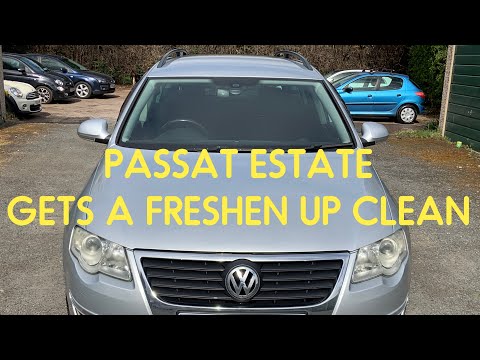 Passat 2.0 TFSi DSG Estate gets a freshen up clean - Nice day to wash the grime away