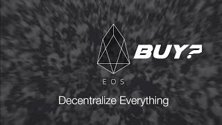 Buy EOS COIN Before Moon Shot in 2018?