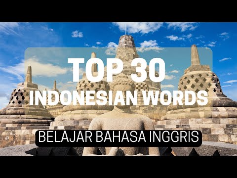 Indonesian | Travel Words | Belajar Bahasa Inggris | 30 most common words in English-Indonesian