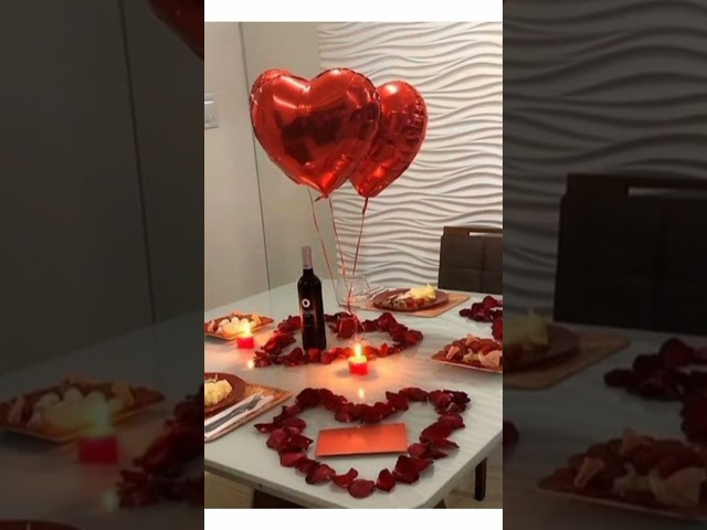 Vídeo relacionado con RANJIMA Decoracion San Valentin Kit Romántico de Velas y Pétalos, 1000 Pétalos de Rosa Artificiales 50 Velas Corazón Rojo 10 Globos Corazón Rojo Deco Romántica para Bodas/Aniversarios/Compromiso