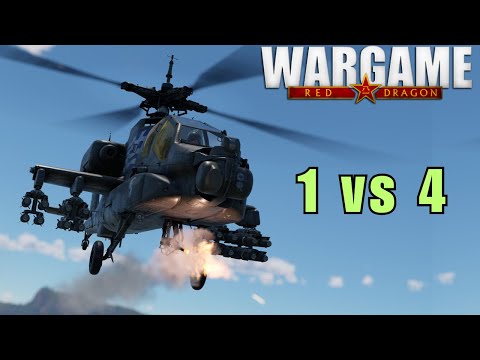 Wargame : Red Dragon - 1 vs 4 Very Hard AI - Insane Battle!