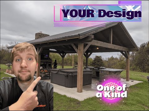 Discover the Ultimate Outdoor Oasis: Timber-Frame Pavilion Tour!