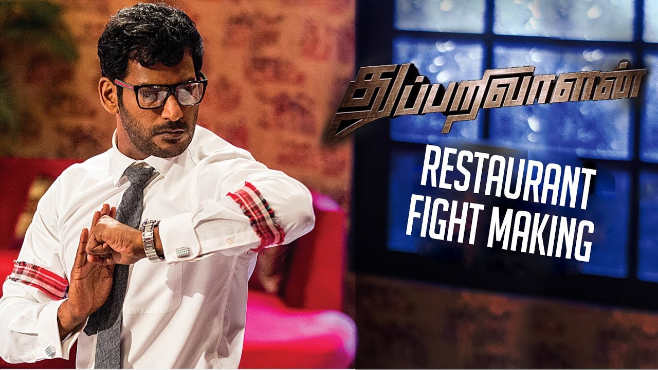 Thupparivaalan Fight Making Video