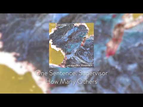 One Sentence. Supervisor -  How Many Others (Official Audio) 🎵