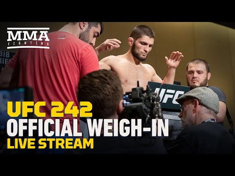 UFC 242 Official Weigh-in Live Stream - MMA Fighting