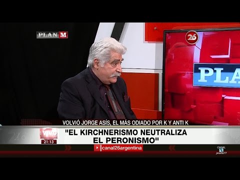 Jorge Asís en "Plan M", de Maximiliano Montenegro - 10/10/16