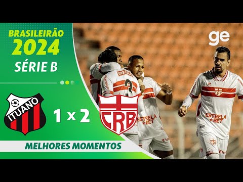 Gols e lances de Ituano x CRB