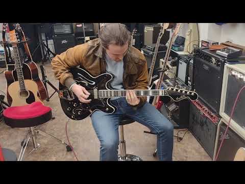 Hagstrom '67 Viking Black image 5