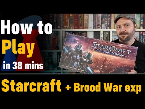 How to play Starcraft the boardgame + Brood War exp  + Visuals - Peaky Boardgamer