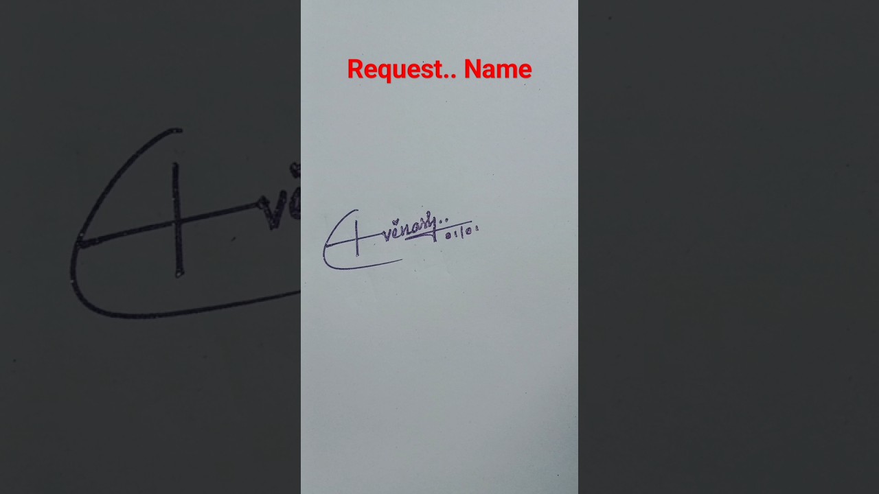#avinash #calligraphy #signaturestyle 🥰🥰🥰