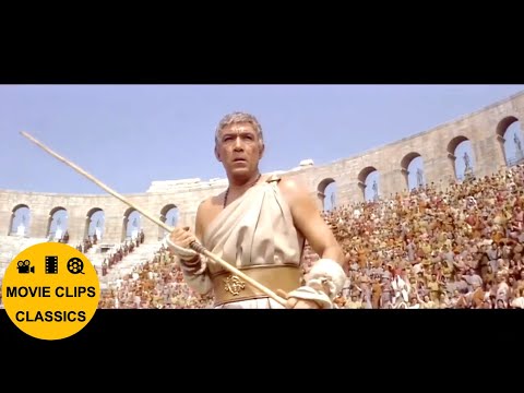 Barabbas (1961) - Barabbas and Torvald battle in the arena