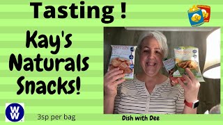 Weight Watchers Snack Tasting | Kay's Naturals Protein Snacks Tasting #weightwatchers#lowpointsnacks