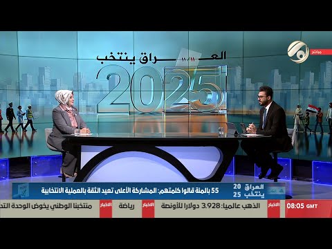 فيديو | العراق ينتخب مع علي الغزي - مساعد المتحدث باسم مفوضية الانتخابات نبراس ابو سودة | 2025/11/12