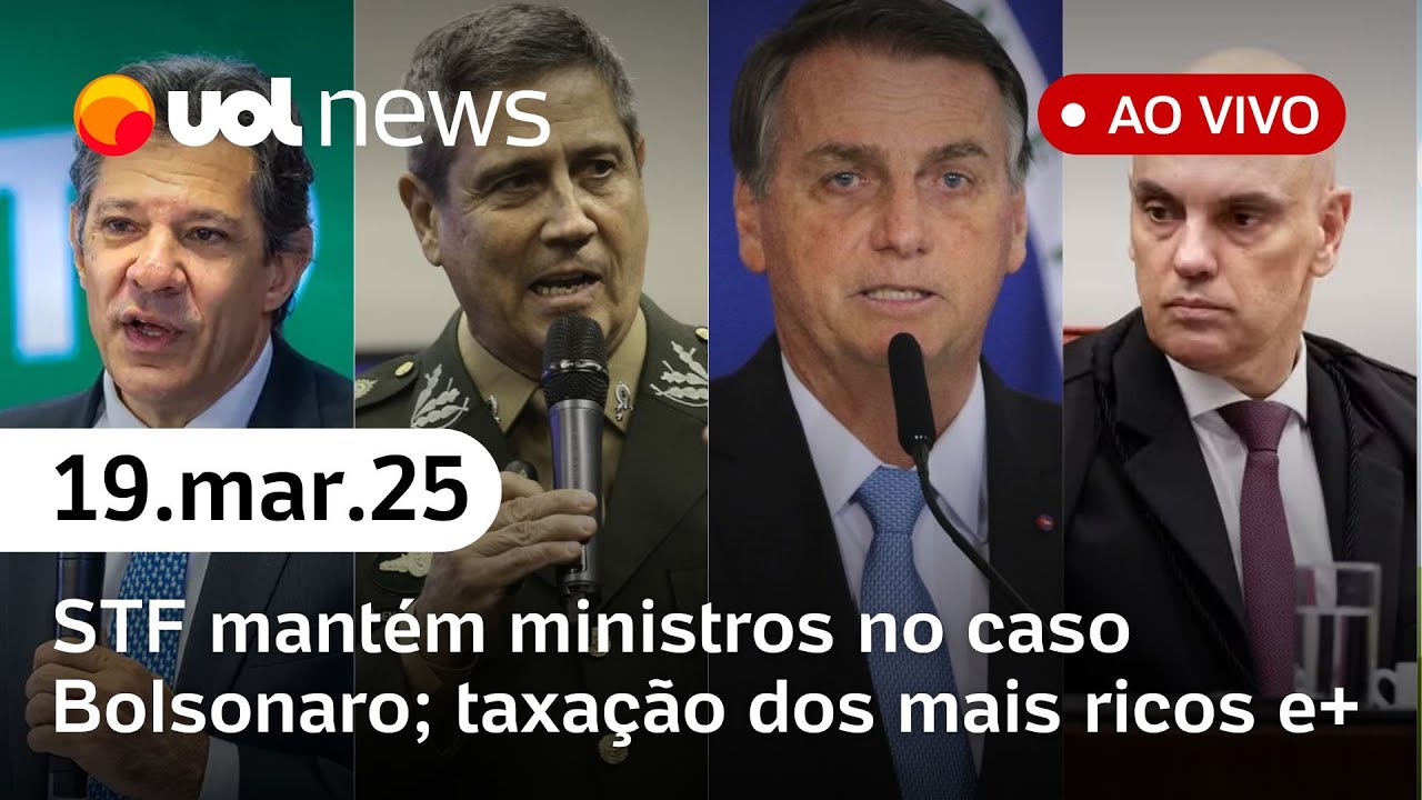 STF mantém Moraes, Dino e Zanin no julgamento de Bolsonaro; Trump e Zelensky negociam e+ | UOL News