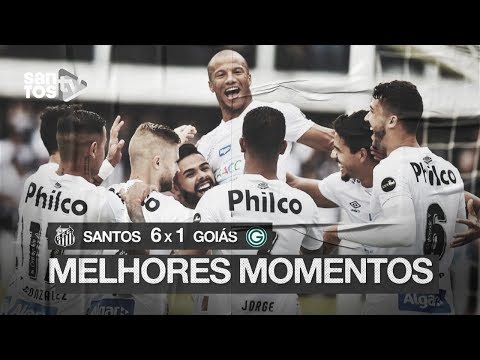 SANTOS 6 X 1 GOIÁS | MELHORES MOMENTOS | BRASILEIRÃO (04/08/19)