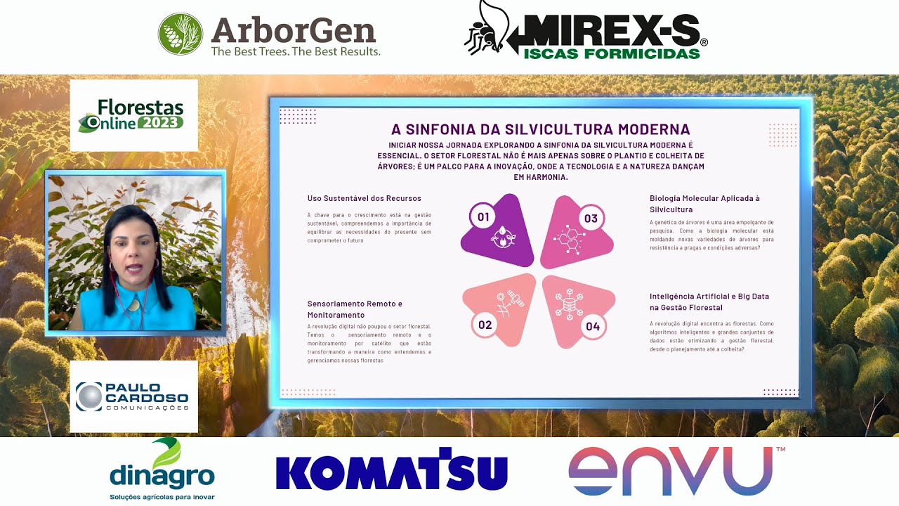A interface entre inovação e o setor florestal na atualidade - Florestas Online 2023