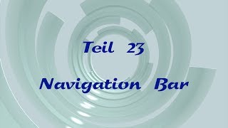 iOS-Programmierung für Einsteiger - 23 - Navigationbar in AppDelegate einstellen