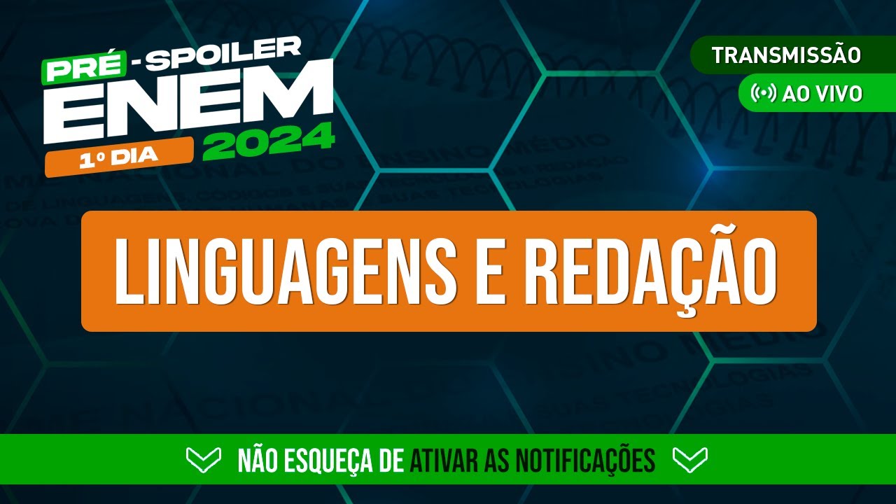 PRÉ-SPOILER ENEM | LINGUAGENS E REDAÇÃO | MURILO GONÇALVES E FERNANDA PORTELA