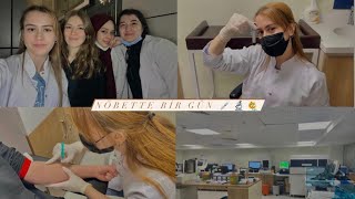 Tıbbi Laboratuvar Teknikleri N￼öbette bir gün Neler yaptık? | Vlog👩‍🔬
