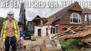 WE KNOCKED DOWN OUR NEW HOUSE!! | Building Our Dream Home Ep. 1