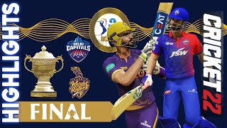 Final 𝗸𝗸𝗿 𝘃𝘀 𝗱𝗰 - Kolkata Knight Riders vs Delhi Capitals Match Highlights IPL 15 Cricket 22