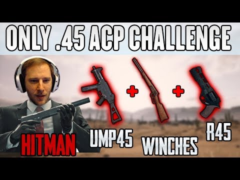 HITMAN in PUBG - ChocoTaco solo .45 ACP only Challenge | PUBG HIGHLIGHTS #209