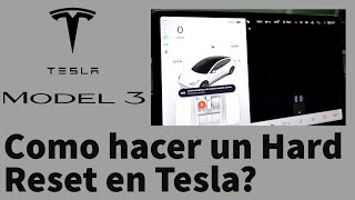 Problemas con tu Tesla? como hacer un Hard Reset en tu Model 3/Y