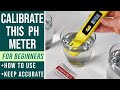 CALIBRATE A PH METER Step By Step How To Use PH Meter