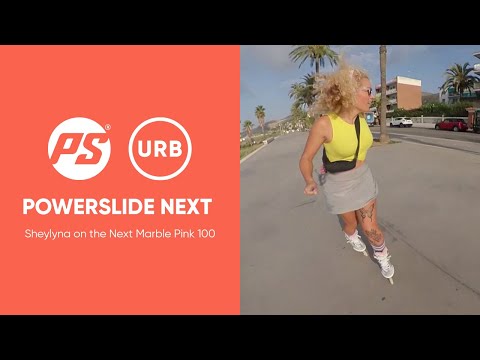 Sheylyna skating the Marble Pink 100